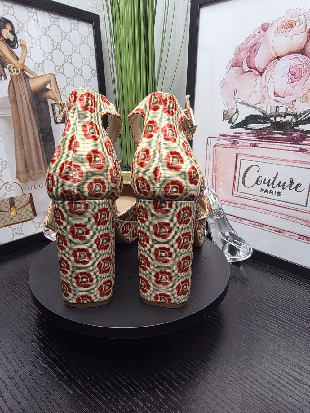 Copper Key Platform Heels